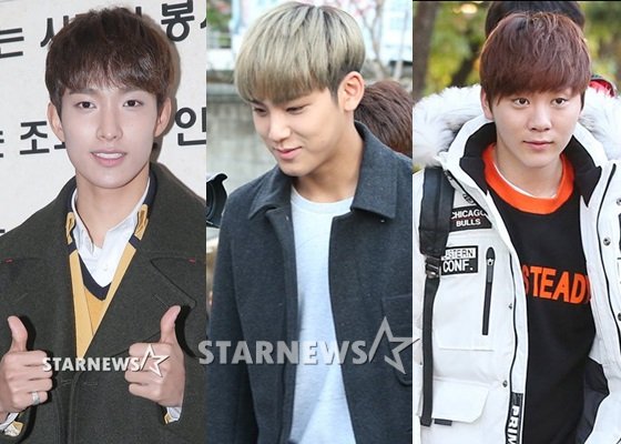 (왼쪽부터) 도겸, 민규, 승관 / 사진=스타뉴스