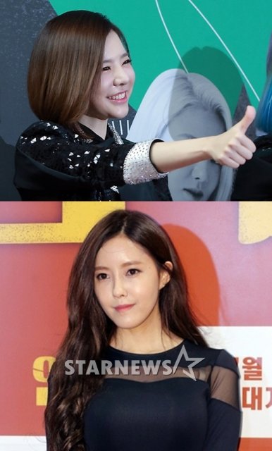 써니(위)와 효민 / 사진=스타뉴스