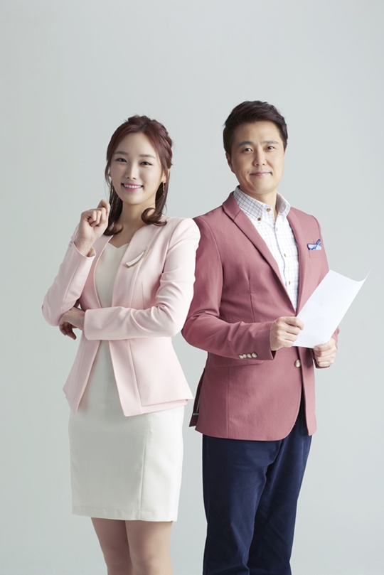 김세연 아나운서(왼쪽)과 김영성 기자./사진=SBS골프 제공
