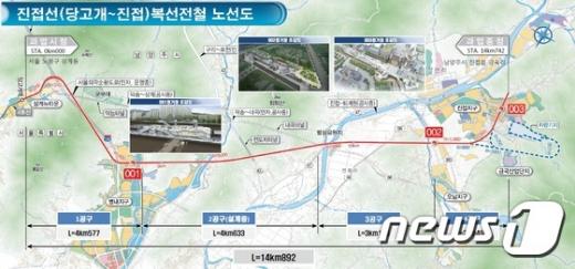 남양주 진접선 지하철 노선도./사진=뉴스1