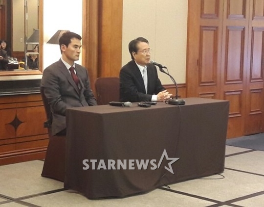 야구장학생 장학금 전달식을 연 박찬호. /사진=김동영 기자