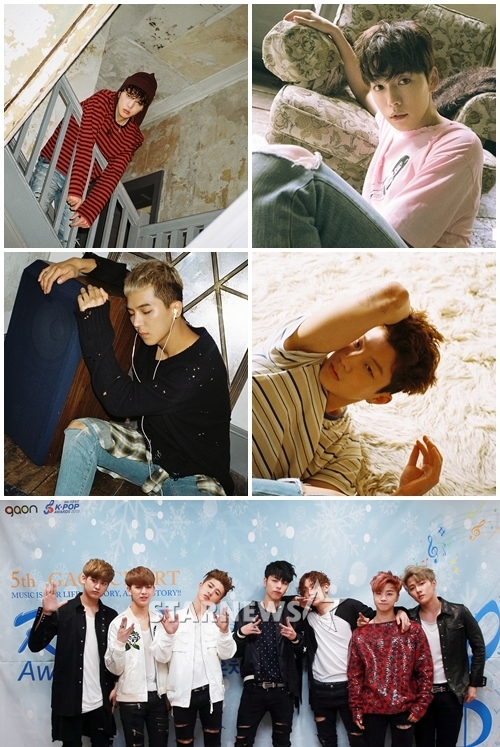 위너(위)와 아이콘 / 사진=스타뉴스 및 YG엔터테인먼트