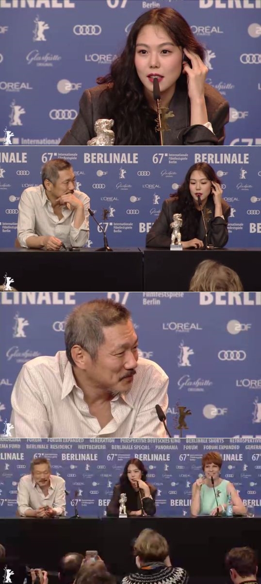 사진=베를린 여우주연상 수상 기자회견 라이브 캡처
