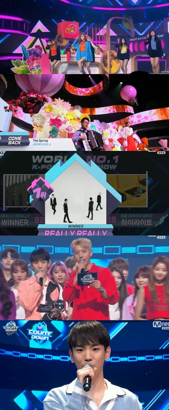 /사진=엠넷 '엠카운트다운' 방송화면 캡처