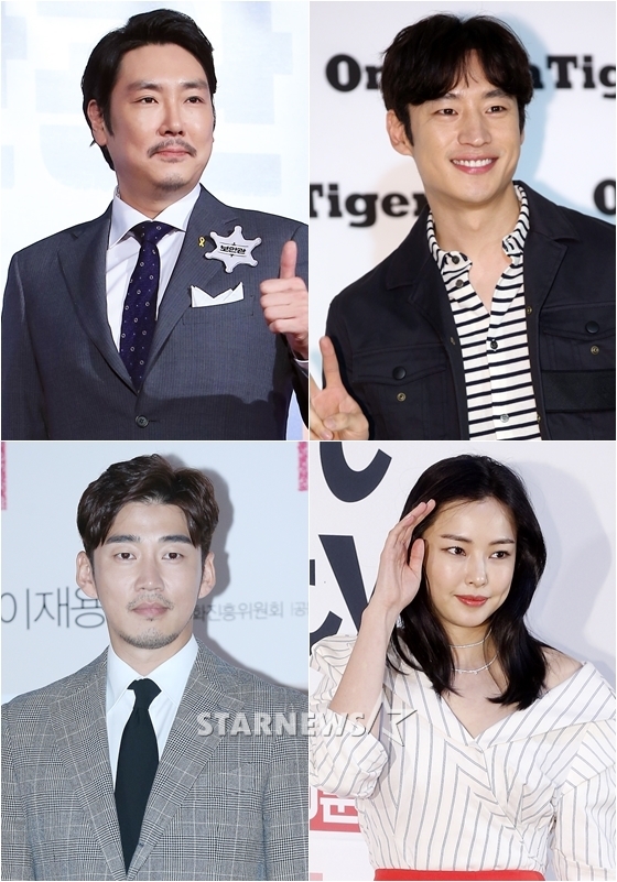 사진 왼쪽 위부터 시계방향으로 조진웅, 이제훈, 이하늬, 윤계상 / 사진=스타뉴스