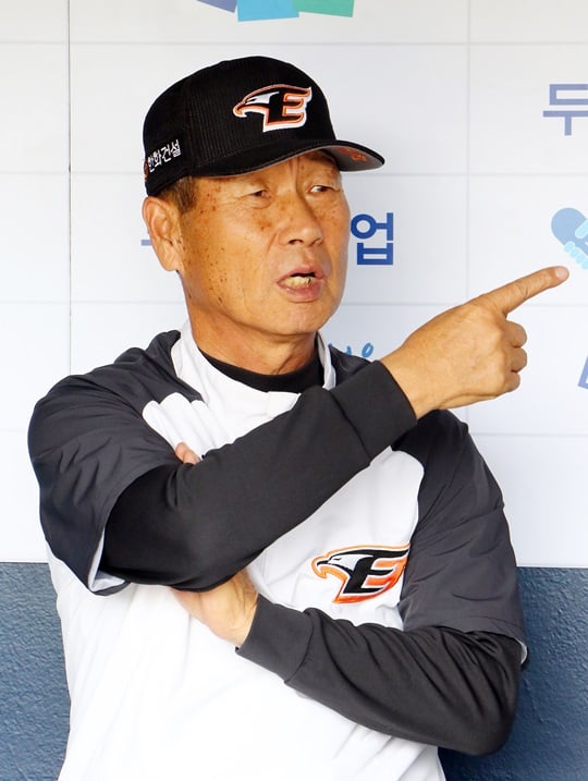 한화 구단에 사의를 표명한 김성근 감독. /사진=한화 이글스 제공