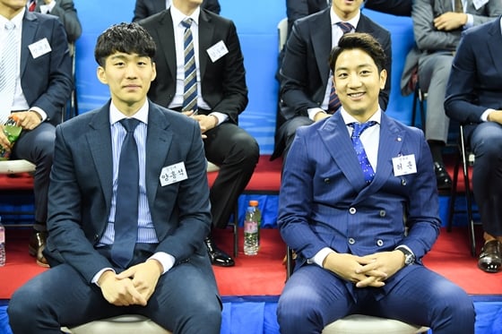 양홍석(왼쪽)과 허훈 / 사진=KBL 제공