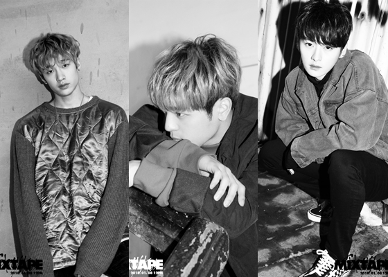 그룹 스트레이 키즈 방찬, 김우진, 이민호(왼쪽부터)/사진제공=JYP엔터테인먼트