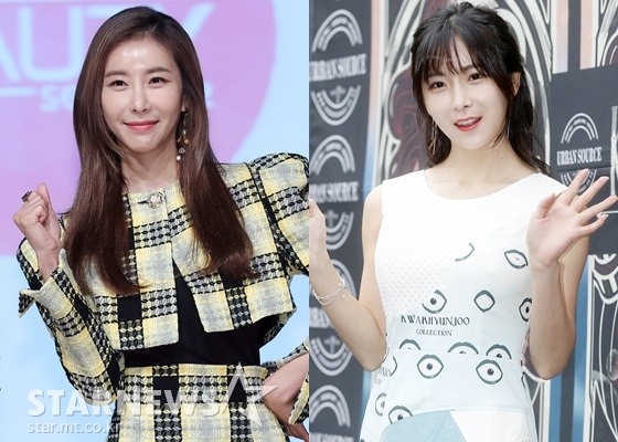 마마크리에이티브에 소속돼 있던 한은정(왼쪽)과 조현영/사진=스타뉴스