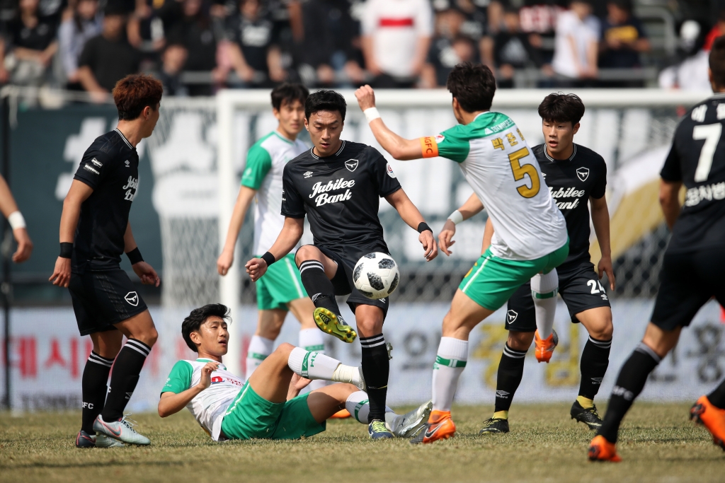 K리그2 경기 모습 /사진=한국프로축구연맹 제공