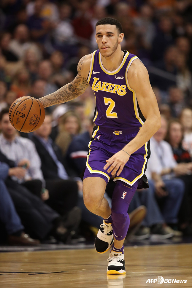 미국프로농구(NBA) LA 레이커스의 론조 볼. / 사진=AFPBBNews=뉴스1