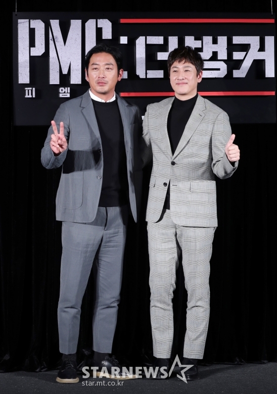 하정우 이선균 / 사진=김휘선 기자