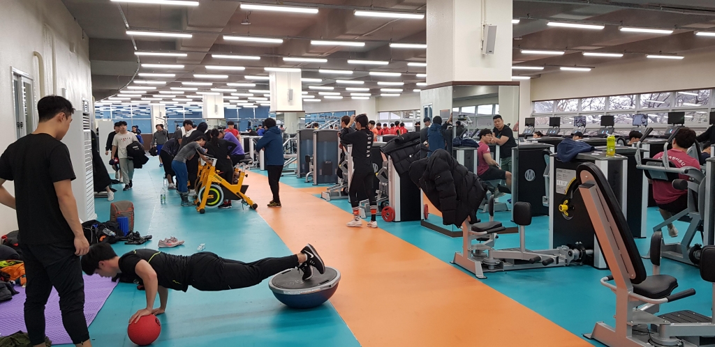 전문 트레이너들이 진행하는 클리닉 모습. /사진=서귀포시 제공