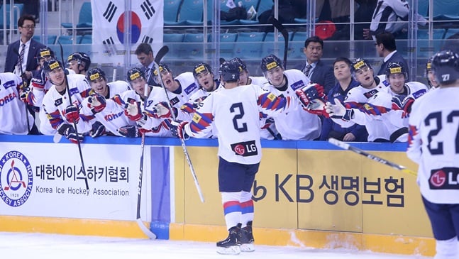 한국이 카자흐스탄전에서 1-5의 패배를 당했다. /사진=대한아이스하키협회 제공