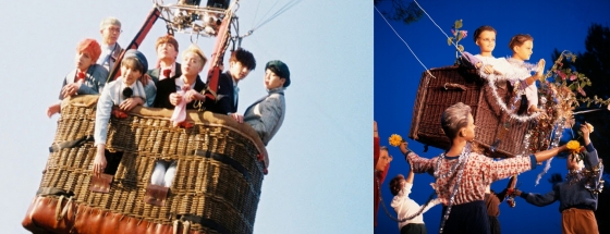 (왼쪽부터) 방탄소년단 앨범 '화양연화 Young Forever' 사진, 베르나르 포콩 '여름방학' 스틸 /사진제공=빅히트엔터테인먼트, 베르나르 포콩