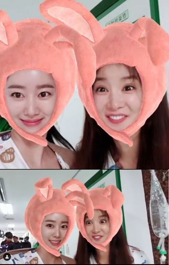 (왼쪽부터)배우 전혜빈, 이시영/사진=전혜빈 인스타그램