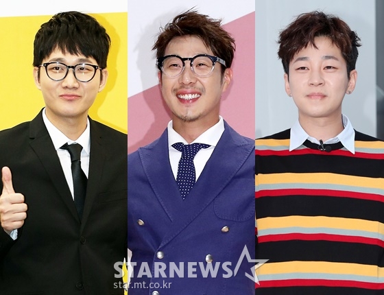 개그맨 이용진, 가수 하하, 딘딘 /사진=스타뉴스