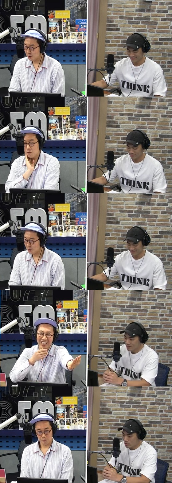 김영철과 안창환./사진=SBS 파워FM '김영철의 파워FM' 보이는 라디오 캡처