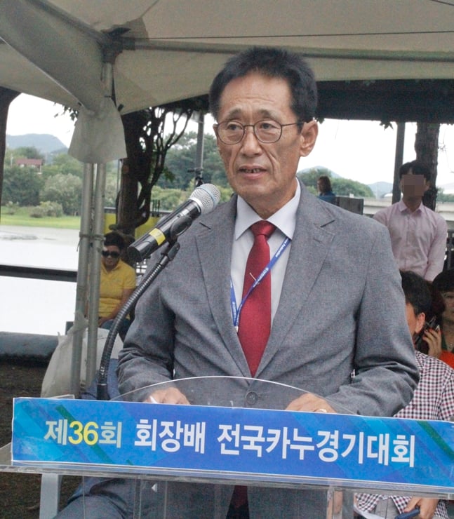 이정수 대한카누연맹 부회장. /사진=대한카누연맹 제공