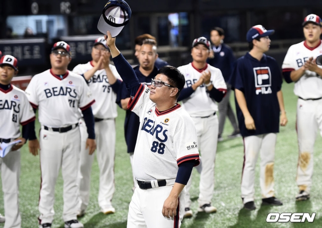 두산이 10월 1일 홈 최종전에서 허슬두데이 이벤트를 실시한다./사진=두산베어스