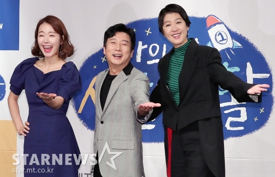 (왼쪽부터) 소이현, 이수근, 홍진경/ 사진=김창현 기자 chmt@