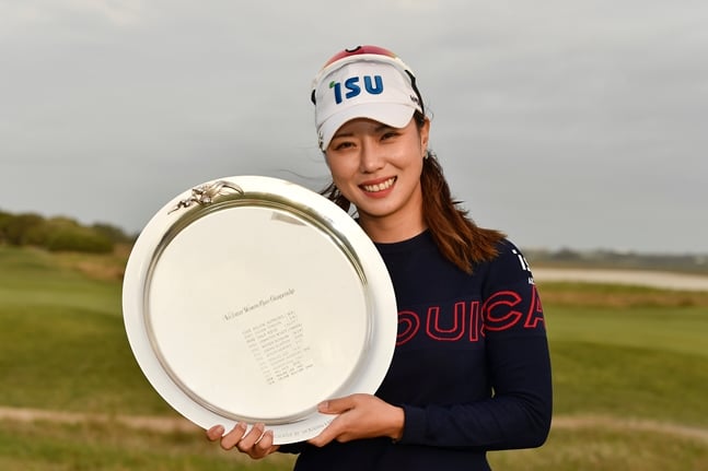 6년 7개월 만에 LPGA 우승을 신고한 박희영./사진=Golf Australia