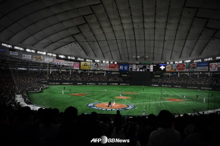 일본 프로야구 요미우리 자이언츠의 홈구장 도쿄돔. /AFPBBNews=뉴스1