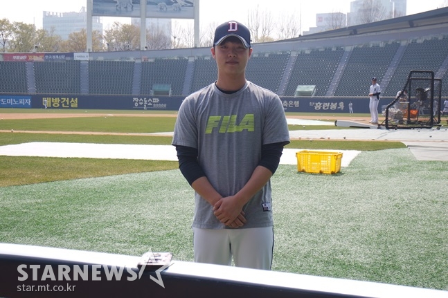 두산 베어스 우완 사이드암 박치국. /사진=김동영 기자