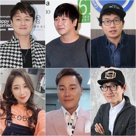 김원효(왼쪽위부터 시계방향)와 김시덕, 안상태, 김영민, 변기수, 김하영 /사진=스타뉴스, 김하영 인스타그램, 변기수 인스타그램