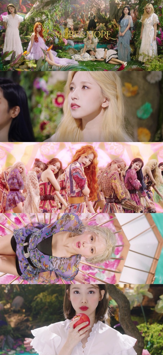 /사진=트와이스 '모어 앤드 모어' MV 캡처