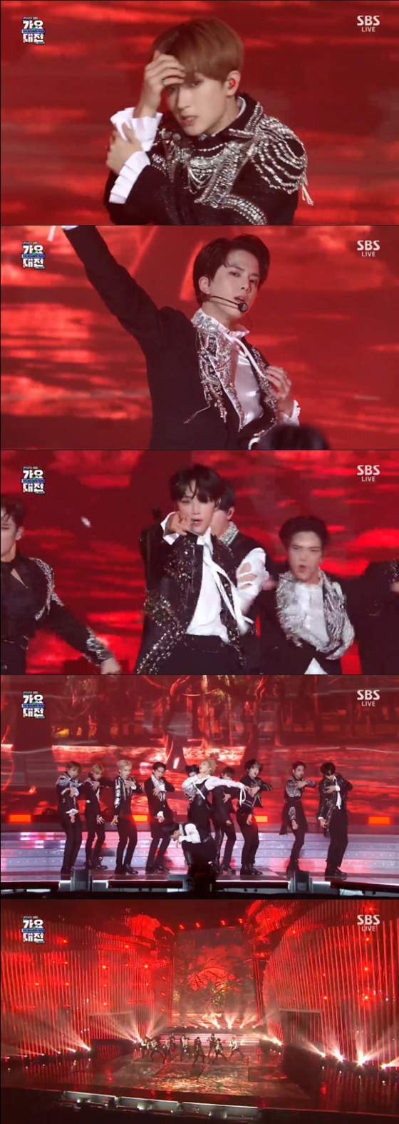 더 보이즈 /사진=SBS '2020 SBS 가요대전' 방송화면 캡처
