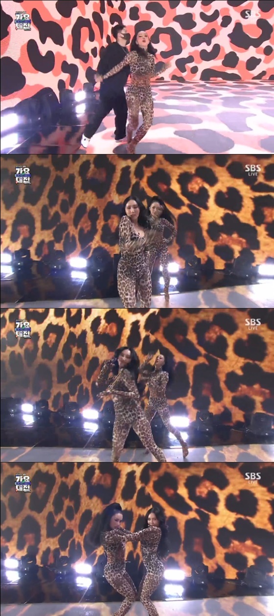 엄정화, 화사 /사진=SBS '2020 SBS 가요대전' 방송화면 캡처