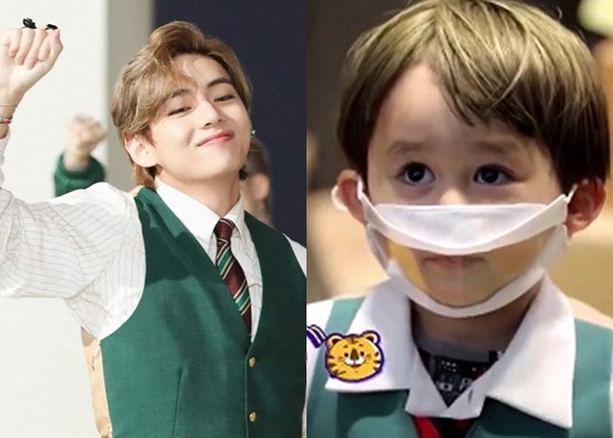 방탄소년단 뷔(BTS V)와 '다이너마이트' MV 속 뷔의 착장을 따라한 벤틀리