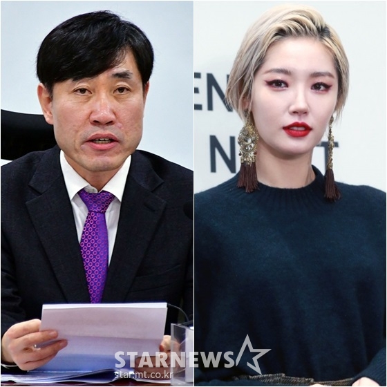 하태경 국회의원(왼쪽)과 방송인 김새롬 /사진=스타뉴스