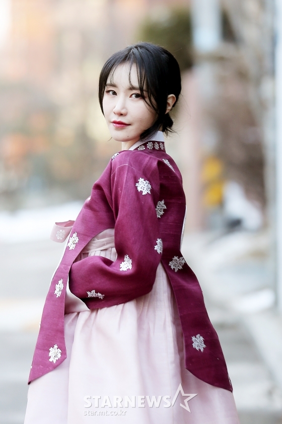 가수 예지 한복 인터뷰 / 사진=김창현 기자 chmt@