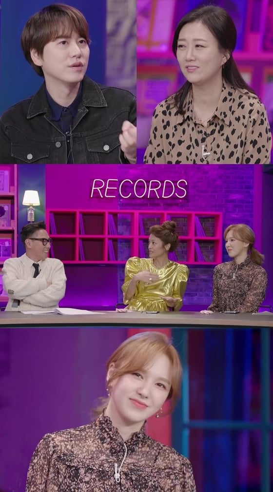 규현이 JTBC '배달gayo-신비한 레코드샵'에서 학창시절 인기에 대해 이야기 했다./사진제공=JTBC '배달gayo-신비한 레코드샵'