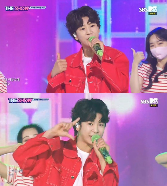 /사진= SBS MTV '더 쇼' 방송 화면