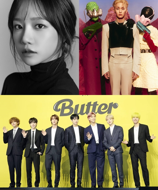 조유리, 키, 방탄소년단(왼쪽 위부터 시계방향) /사진=웨이크원, SM엔터테인멘트, 스타뉴스