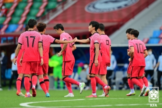 대한민국 U-23 축구 국가대표팀./사진=대한축구협회(KFA)
