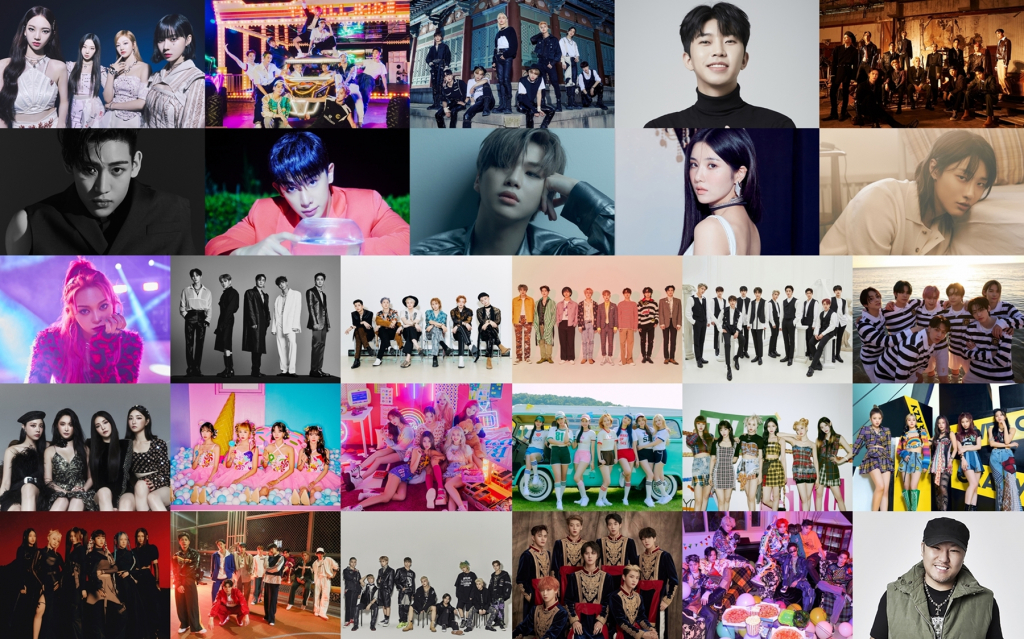 '2021 Asia Artist Awards'(2021 아시아아티스트어워즈)에 참석을 확정한 K-POP 아티스트./사진=각 소속사