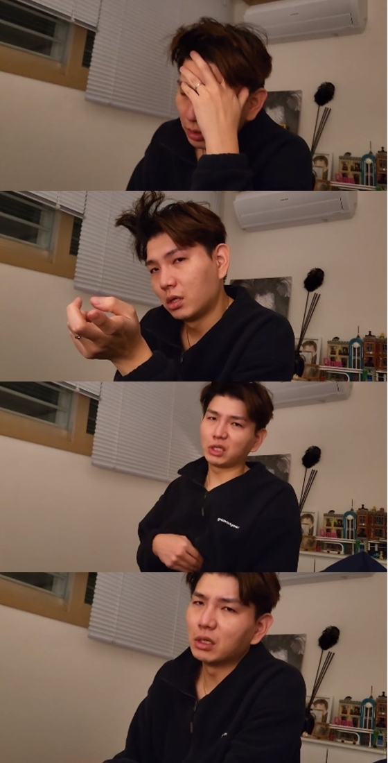 개그우먼 홍현희가 남편 제이쓴이 입덧을 하고 있는 영상을 게재했다./사진=홍현희 인스타그램