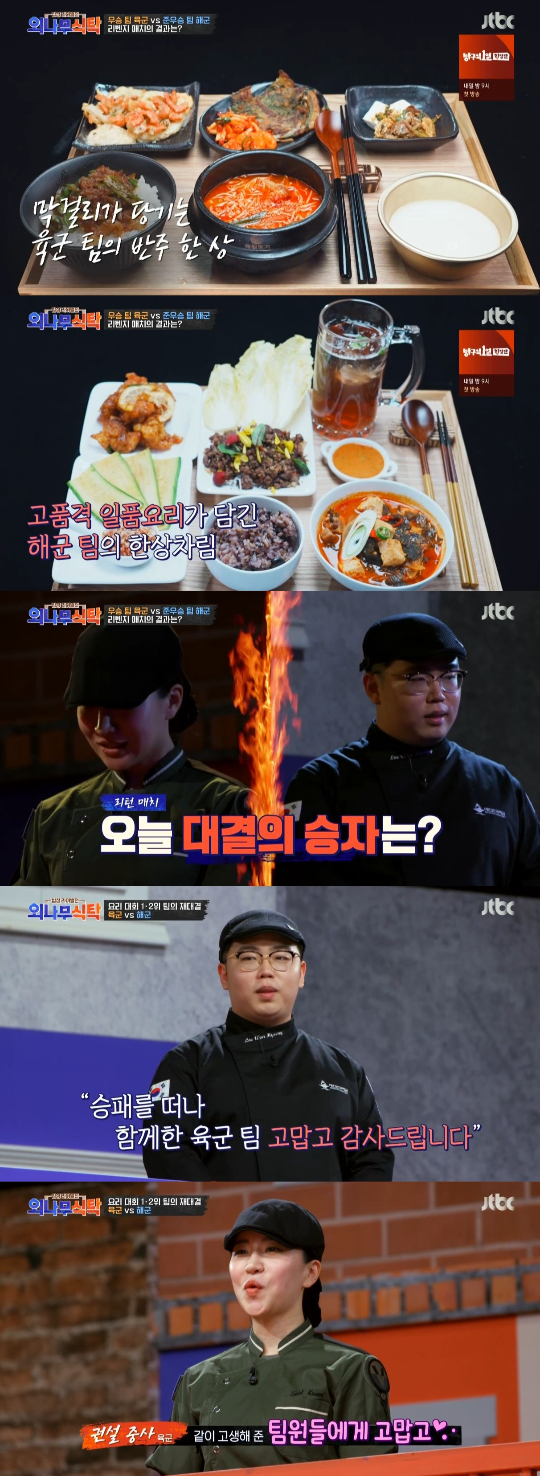 /사진=JTBC '외나무식탁' 방송화면