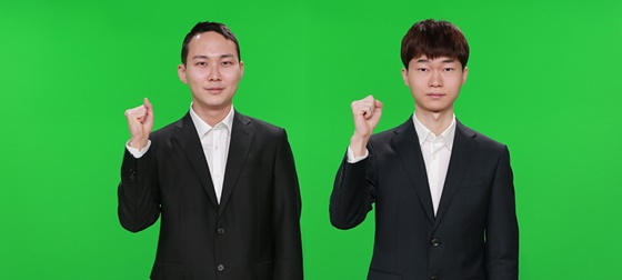 박정환 9단(왼쪽)과 이동훈 9단. /사진=한국기원 제공