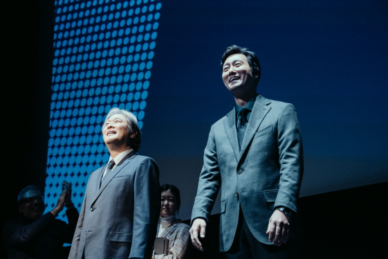 뉴욕영화제에 참석한 박찬욱 감독과 박해일
