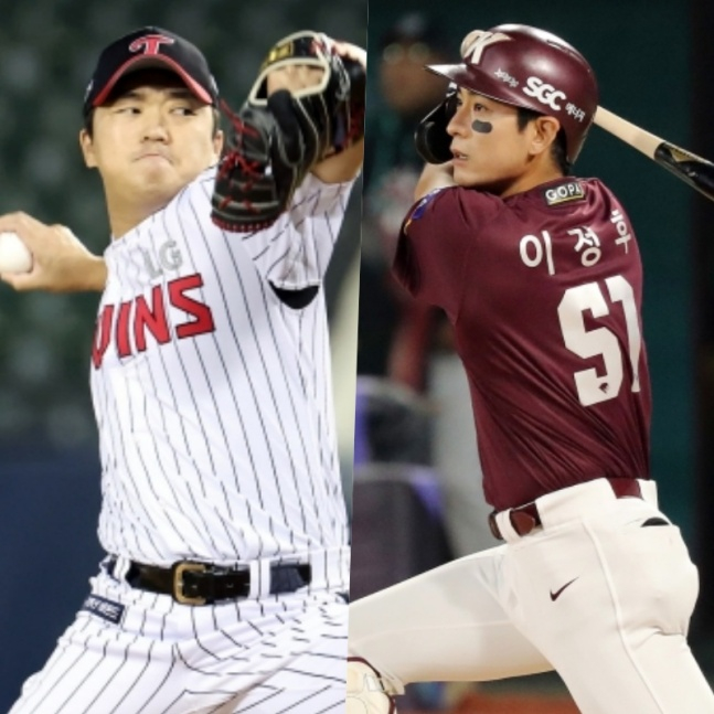LG 고우석(왼쪽), 키움 이정후./사진=뉴스1