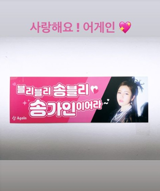 가수 송가인/사진=송가인 인스타그램 스토리
