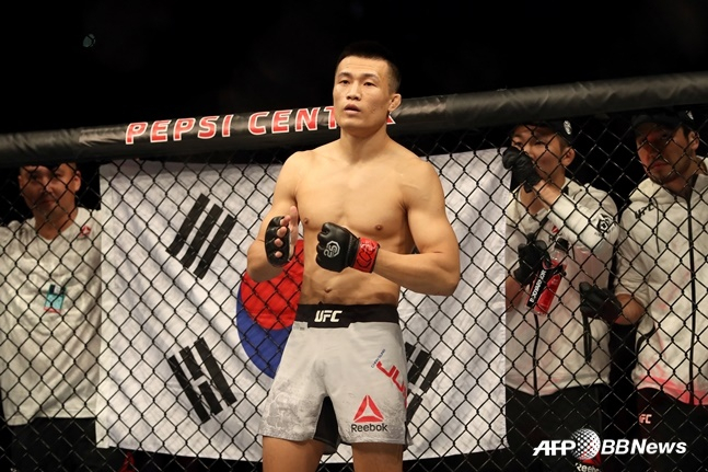 UFC 정찬성. /AFPBBNews=뉴스1