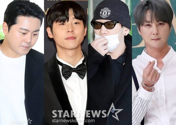 (왼쪽부터) 이루, 송덕호, 뱃사공, 신혜성 /사진=스타뉴스