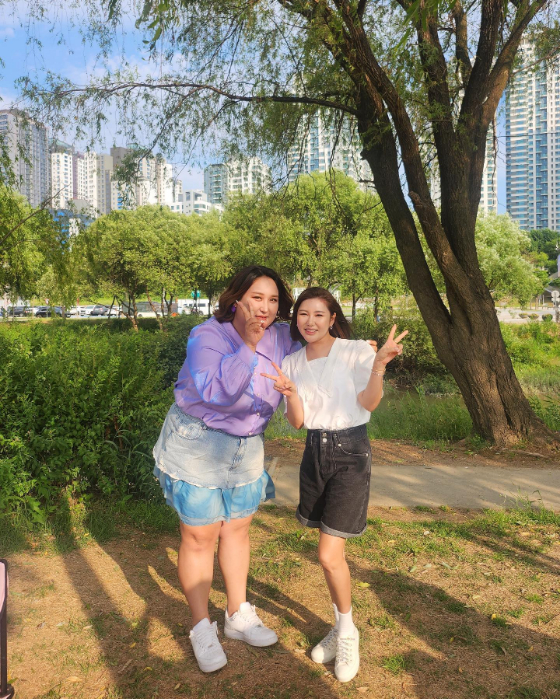 풍자, 송가인./사진=송가인 인스타그램