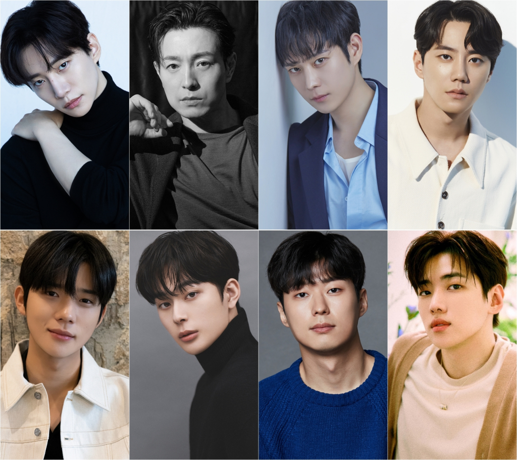 /사진제공=이준호(JYP엔터테인먼트), 정성일(키이스트), 김영대(아우터코리아), 이준영(제이플랙스), 문상민(어썸이엔티), 유선호(큐브엔터테인먼트), 안동구(에이스팩토리), 재찬(동요엔터테인먼트)